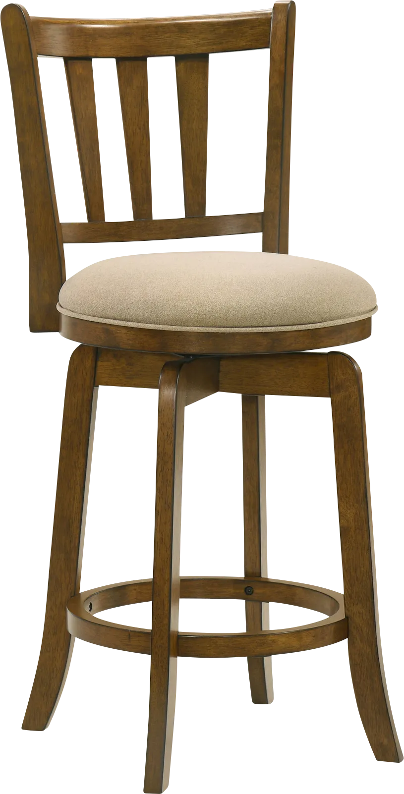 Kindersby Cream Swivel Counter Height Stool - Thumbnail - Image 1