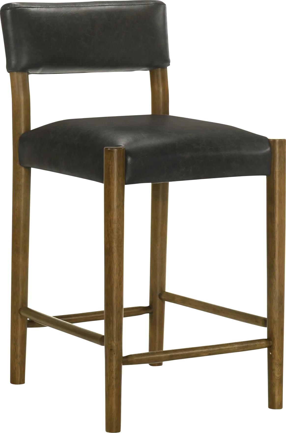 Savaher Black Counter Height Stool, Set of 2 - Thumbnail - Image 1