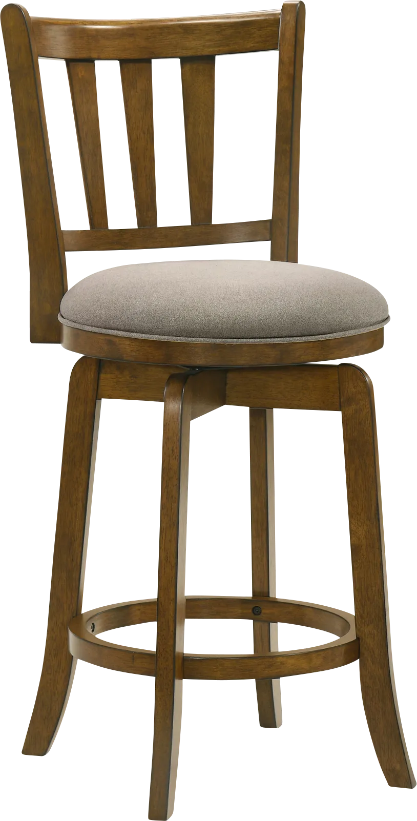 Kindersby Gray Swivel Counter Height Stool - Image 1