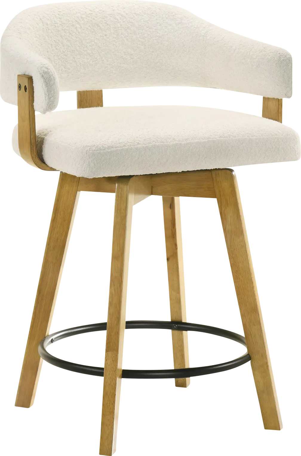 Carsonee White Counter Height Stool