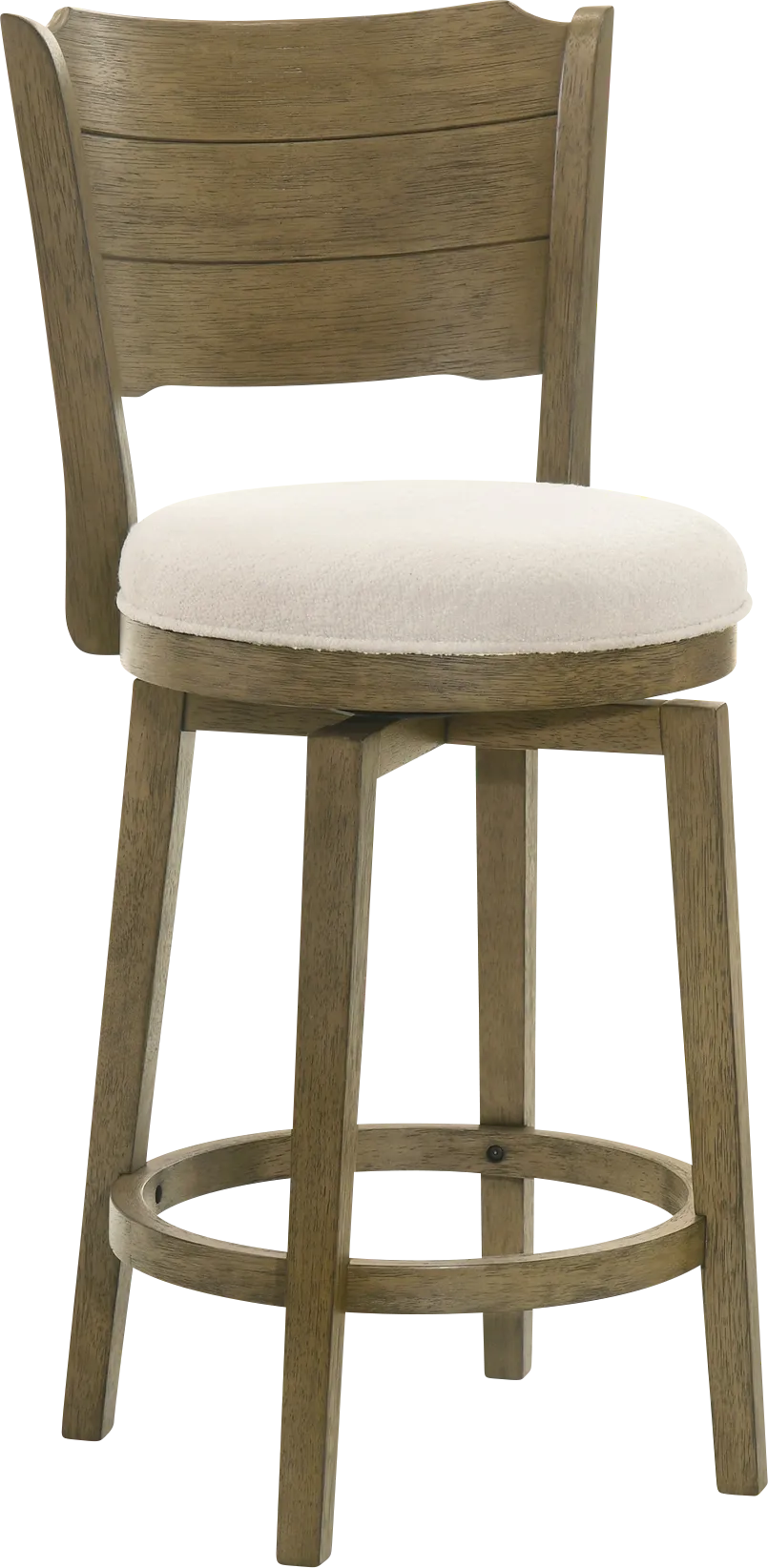 Covencaster Brown Swivel Counter Height Stool - Thumbnail - Image 1