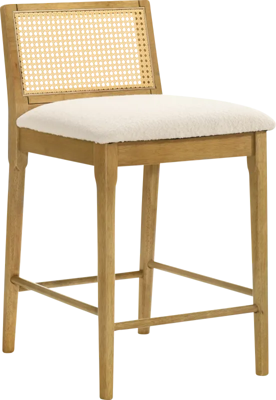 Berryware Natural Counter Height Stool