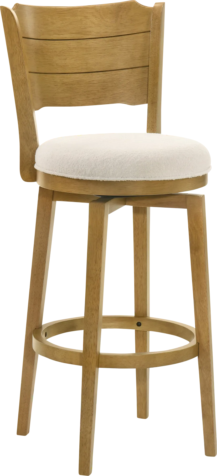 Covencaster Natural Swivel Barstool - Image 1