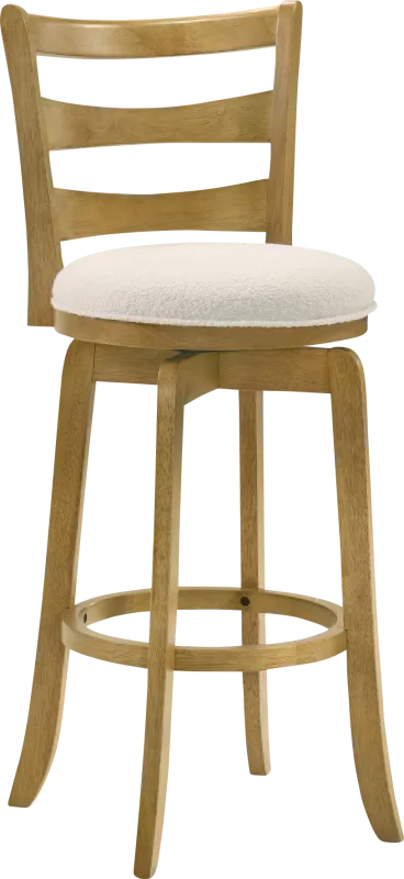 Tuliprover Natural Swivel Barstool