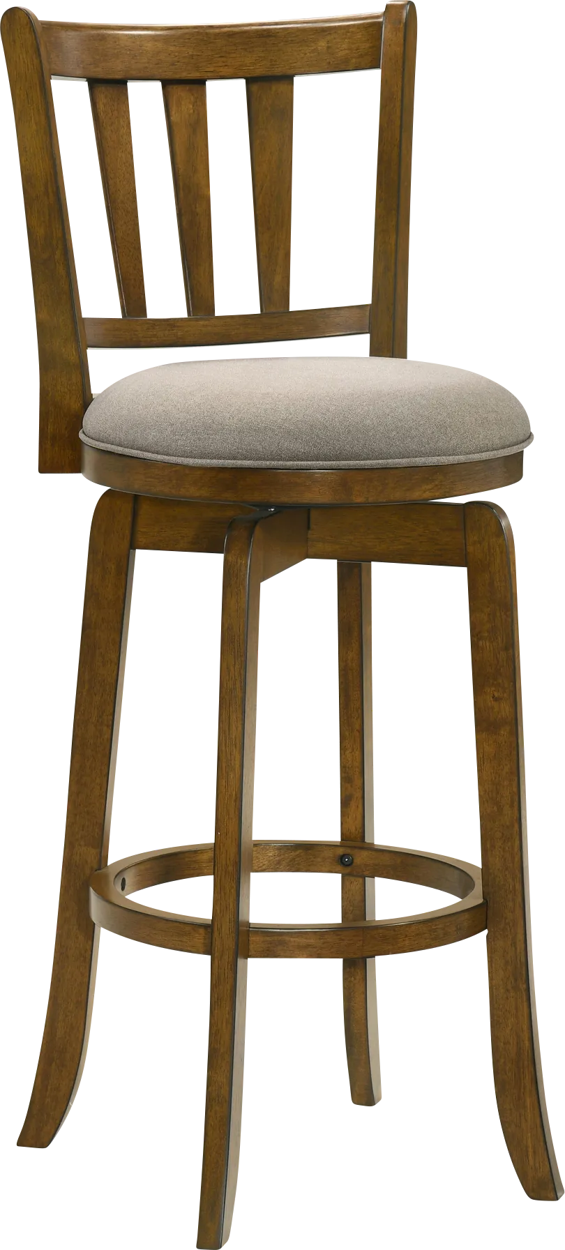 Kindersby Gray Swivel Barstool - Thumbnail - Image 1