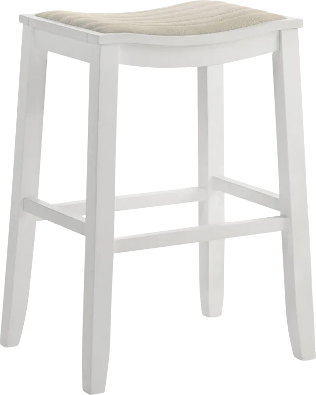 Shellpool White Barstool