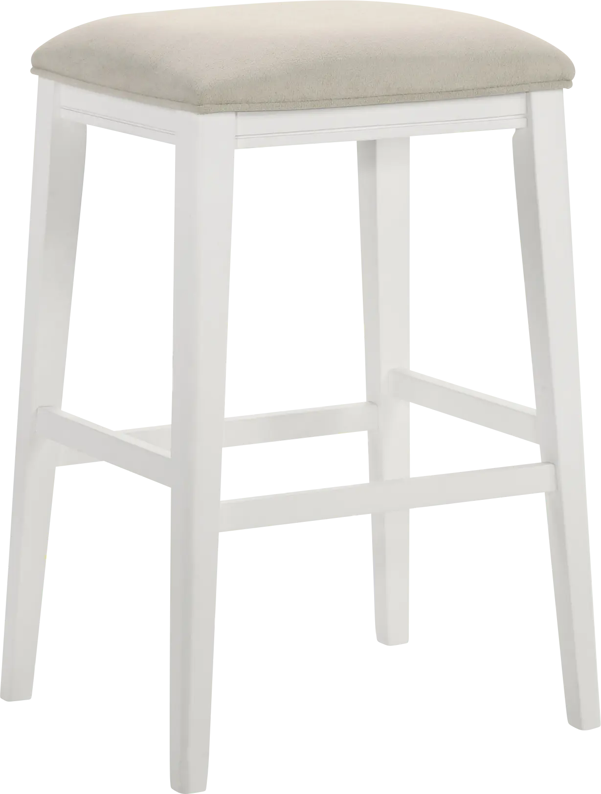 Oakcona White Barstool