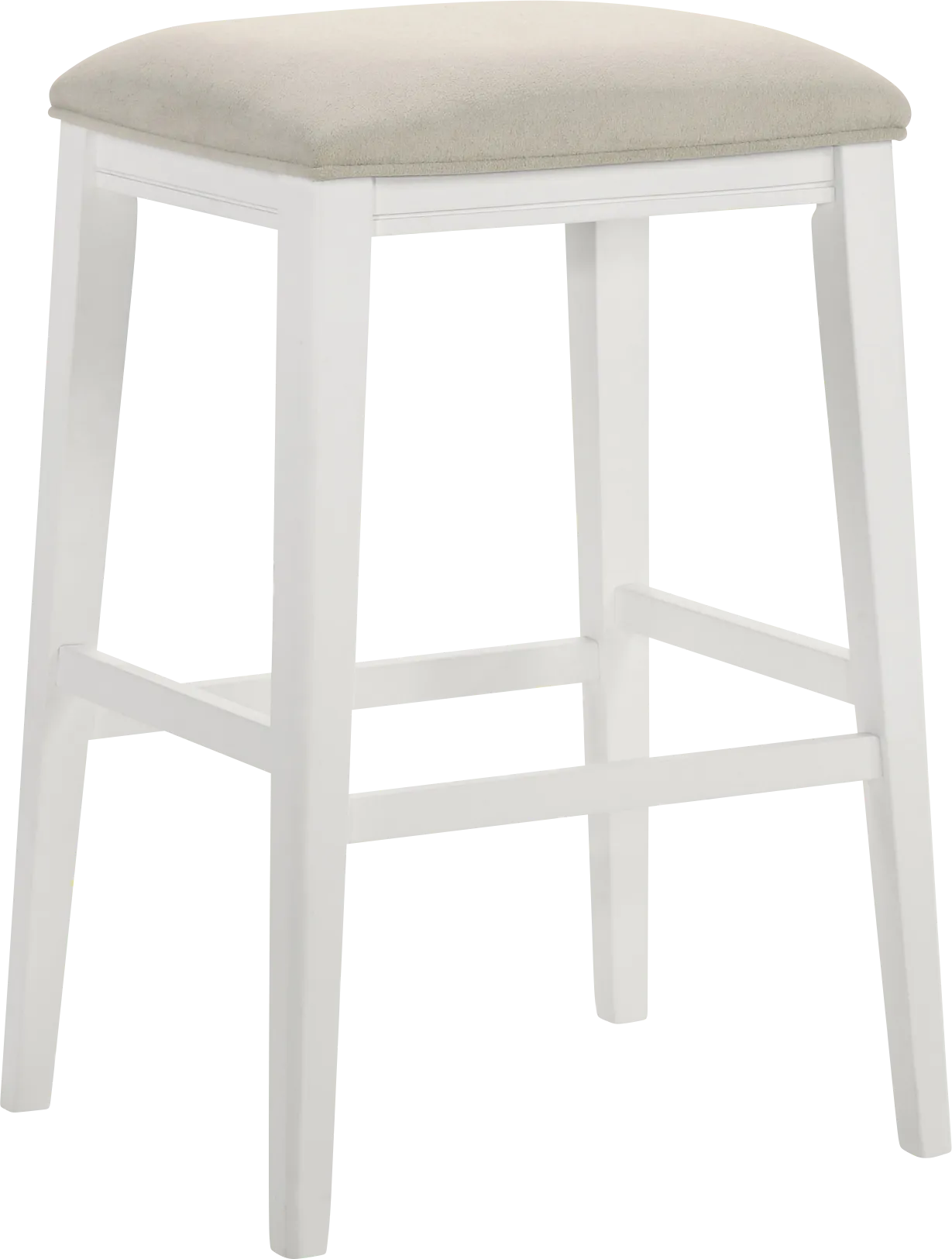 Oakcona White Barstool - Image 1