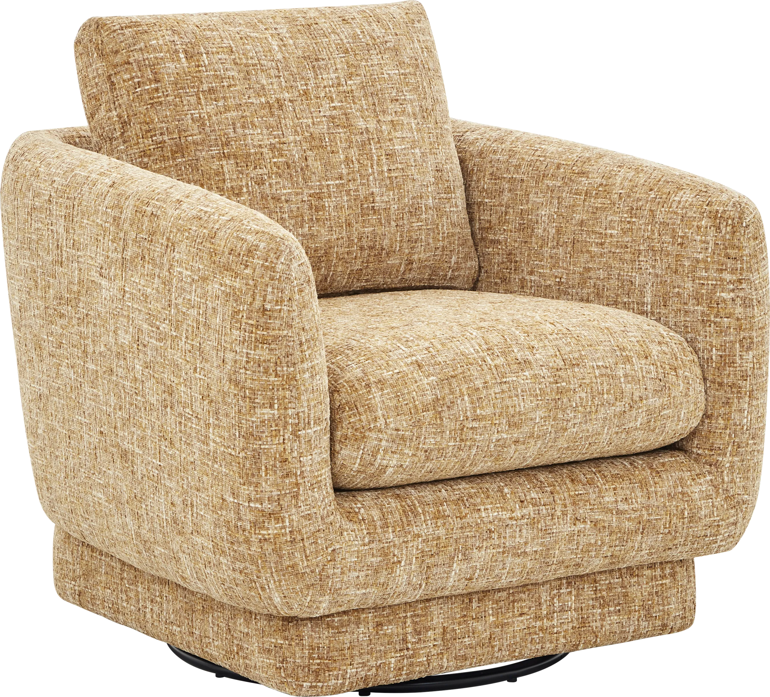 Carmen Gold Swivel Chair - Thumbnail - Image 1