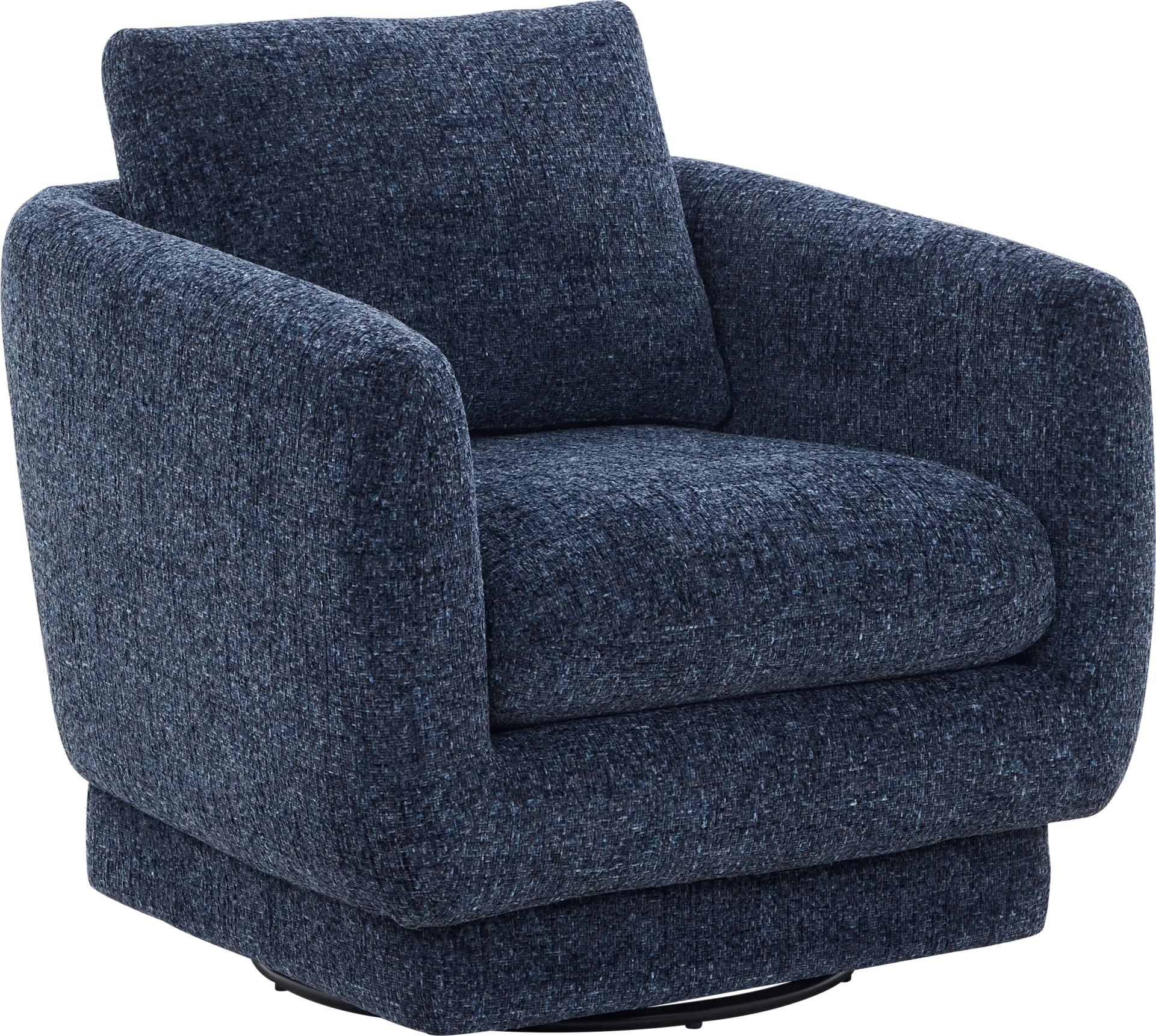 Carmen Indigo Swivel Chair - Image 1