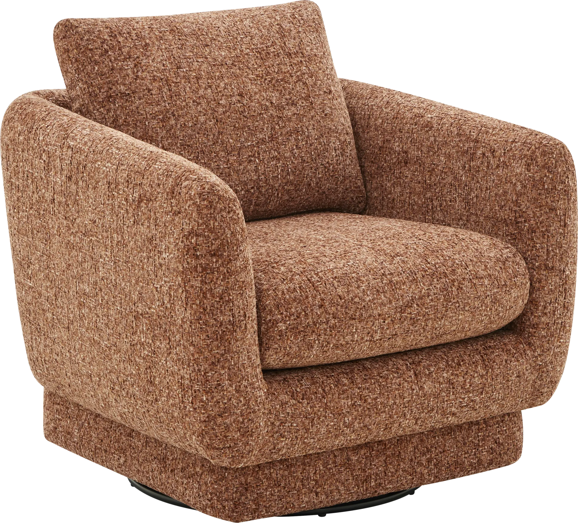 Carmen Orange Swivel Chair - Image 1