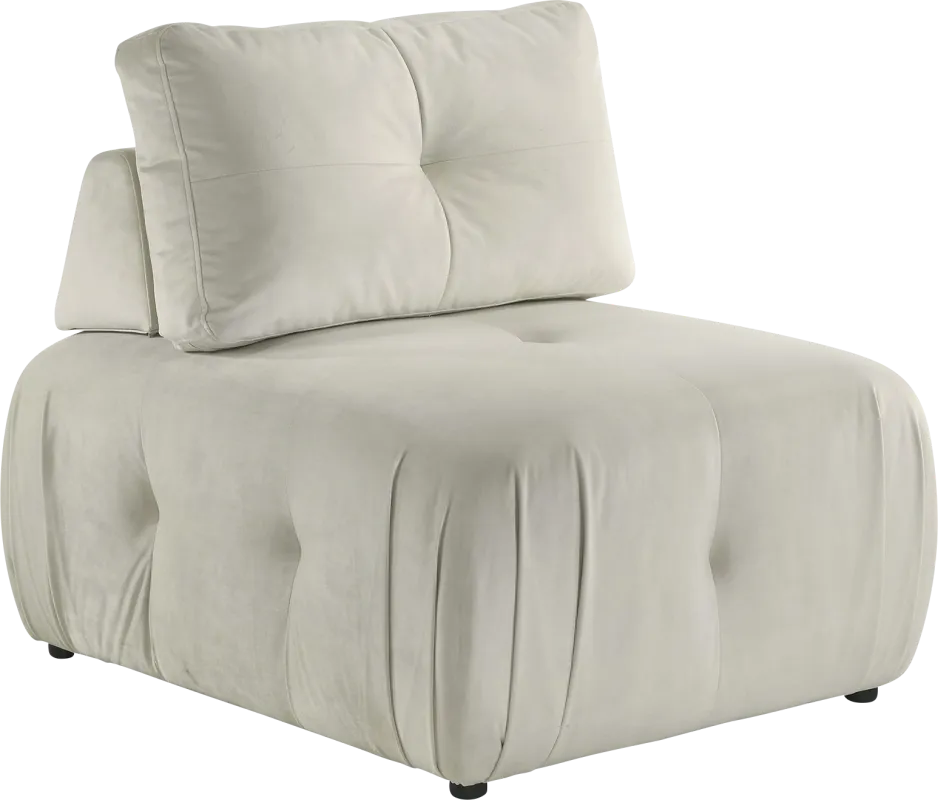 Menna Cream Accent Chair