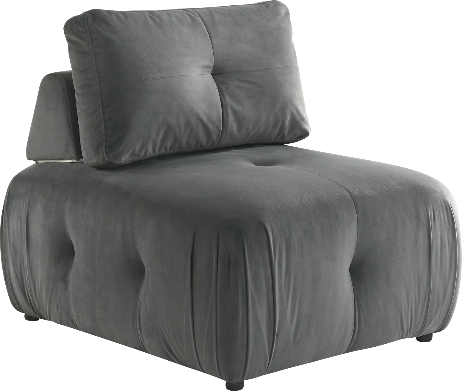 Menna Gray Accent Chair - Thumbnail - Image 1