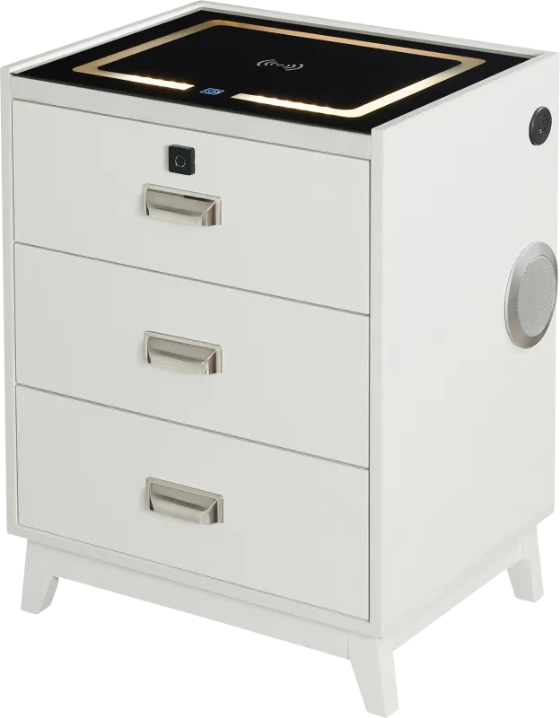 Narcis White Nightstand