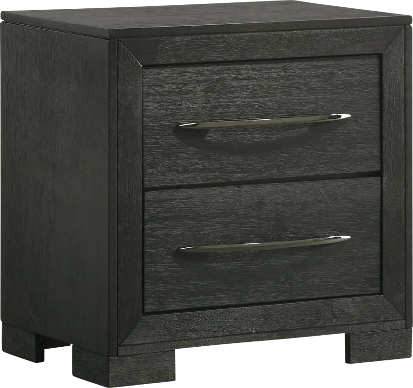 Mihran Black Nightstand