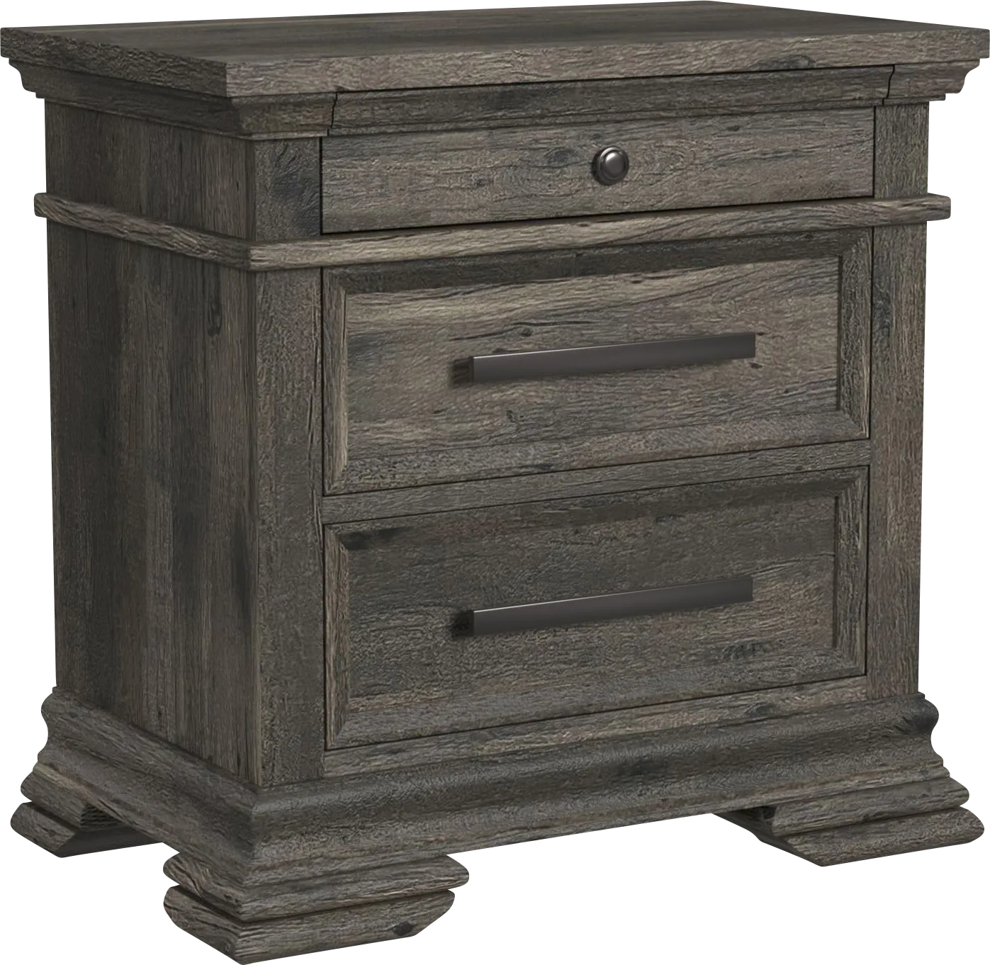 Aroyan Gray Nightstand - Thumbnail - Image 1