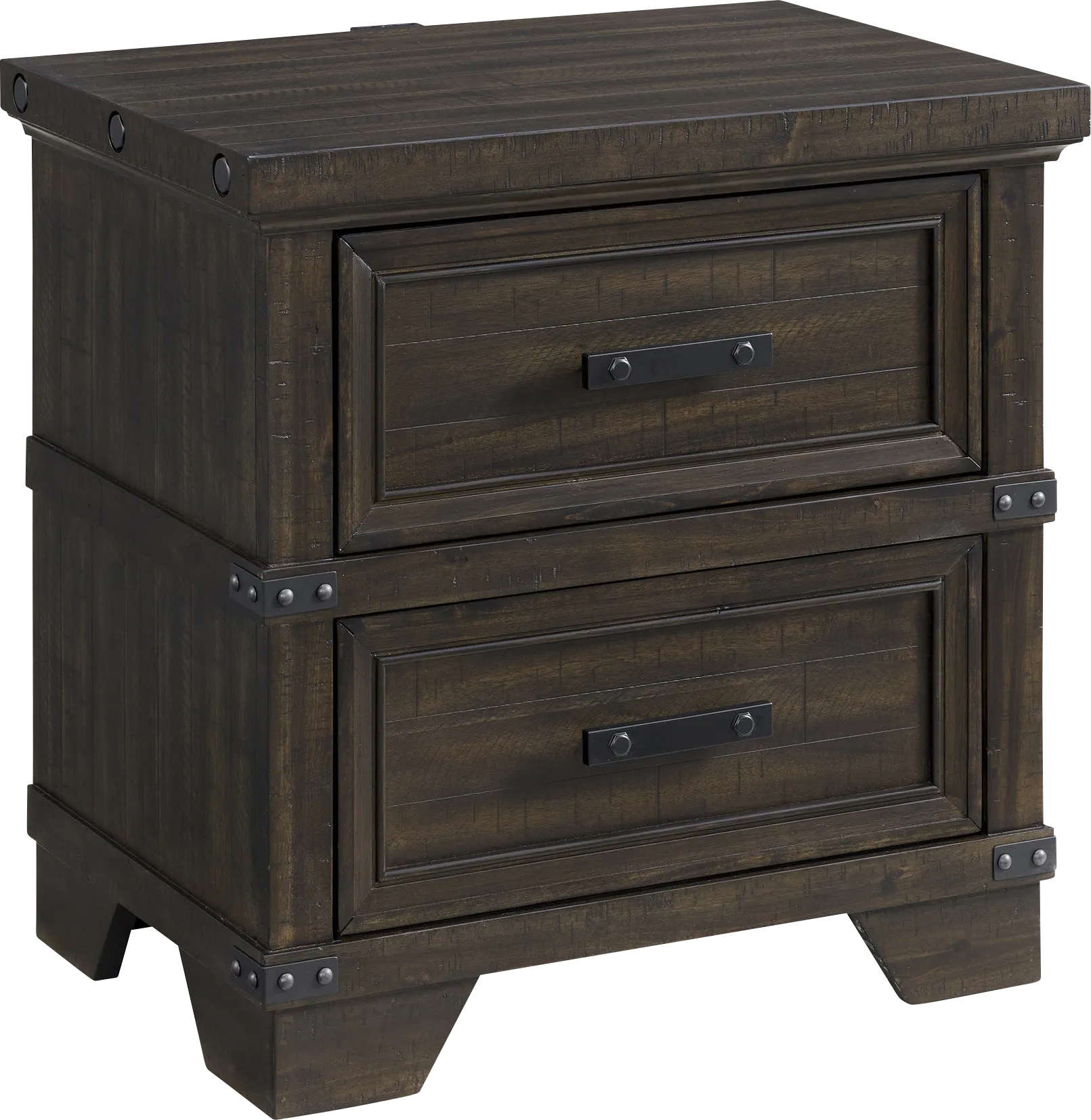 Prunera Gray Nightstand - Thumbnail - Image 1