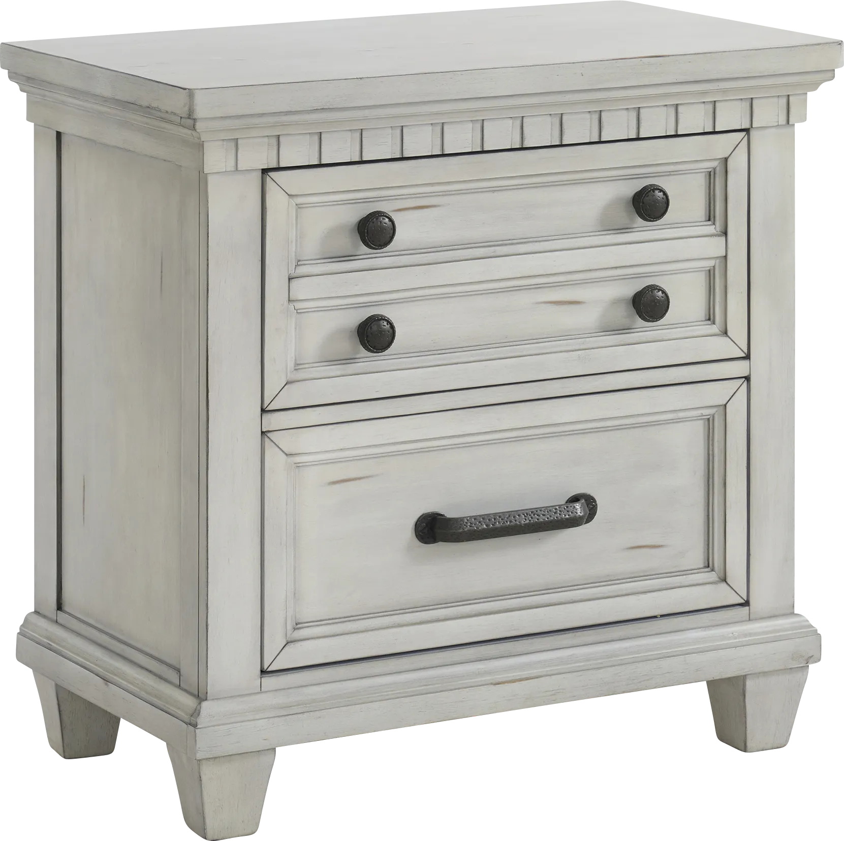 Anokeen White Nightstand - Thumbnail - Image 1