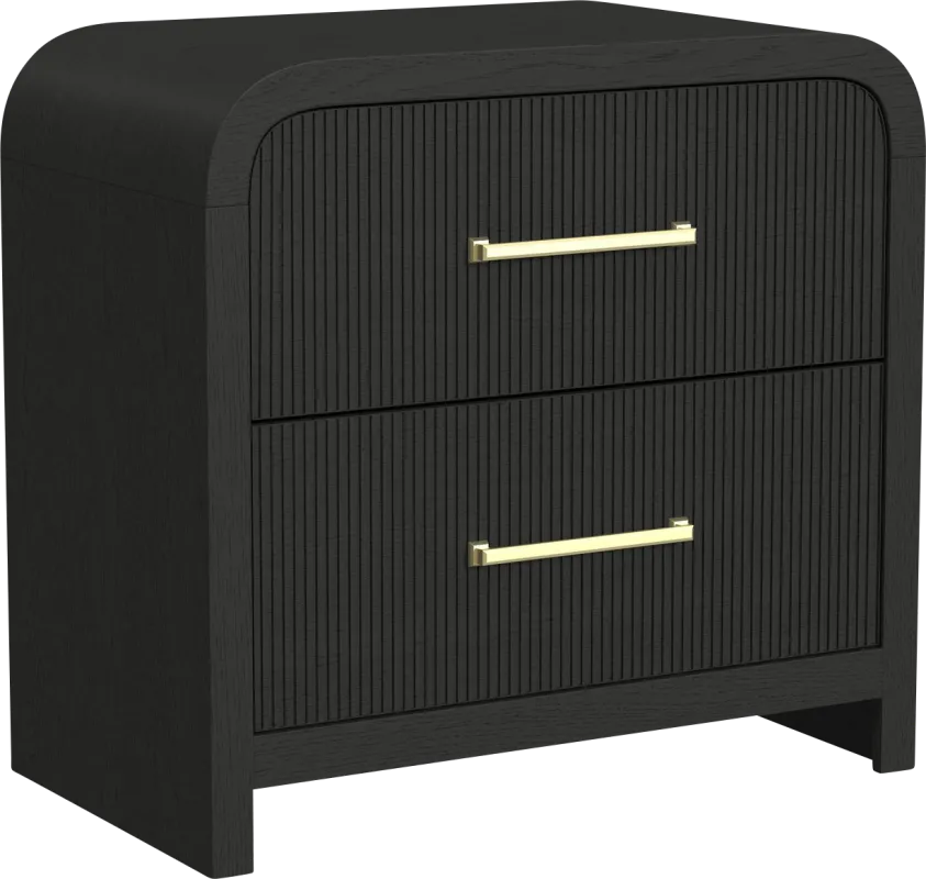 Eriba Black Nightstand