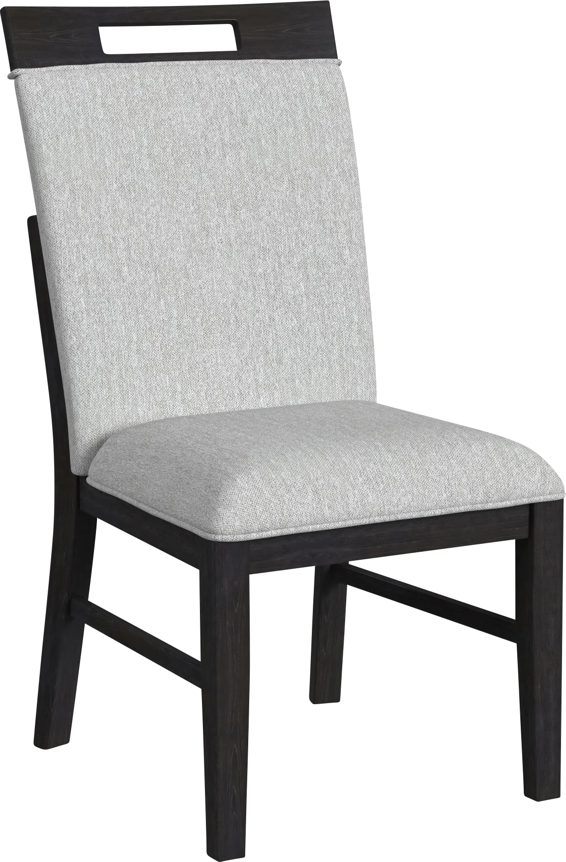 Varos Gray Side Chair, Set of 2 - Image 1
