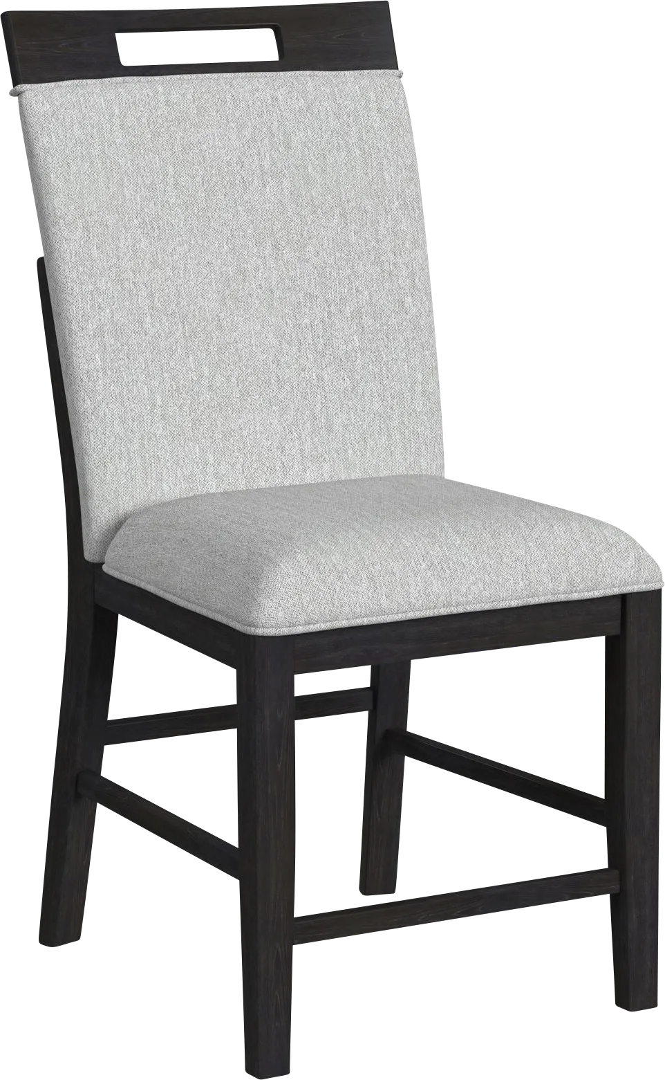 Varos Gray Side Chair - Image 1