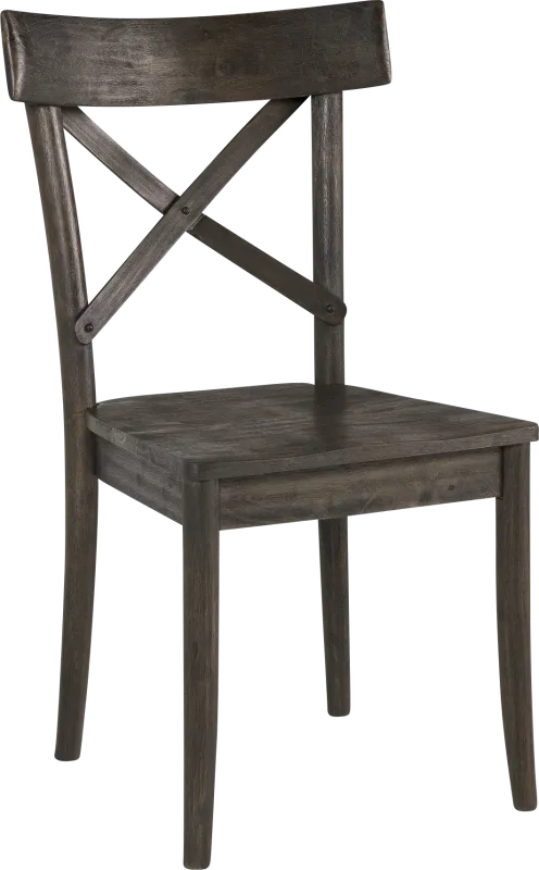 Riba Darl Brown Side Chair, Set of 2