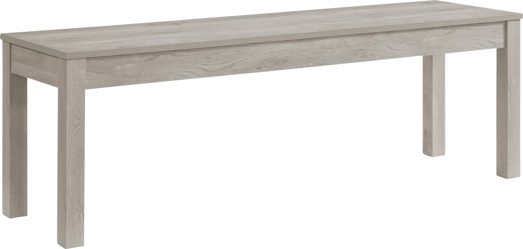 Saro White Bench
