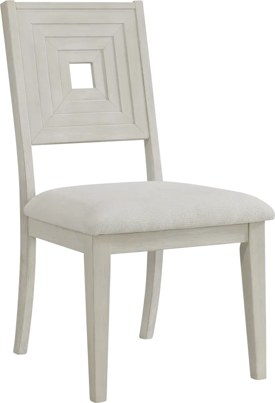 Misak White Side Chair