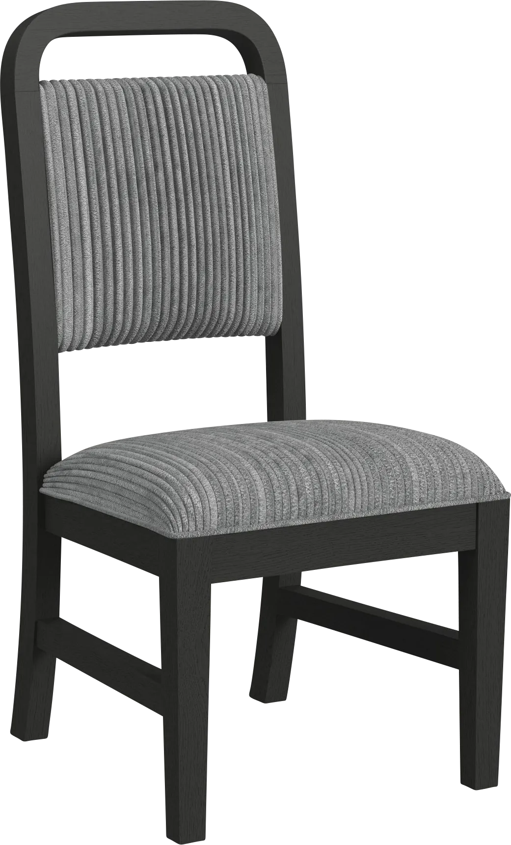 Eriba Gray Side Chair, Set of 2 - Thumbnail - Image 1