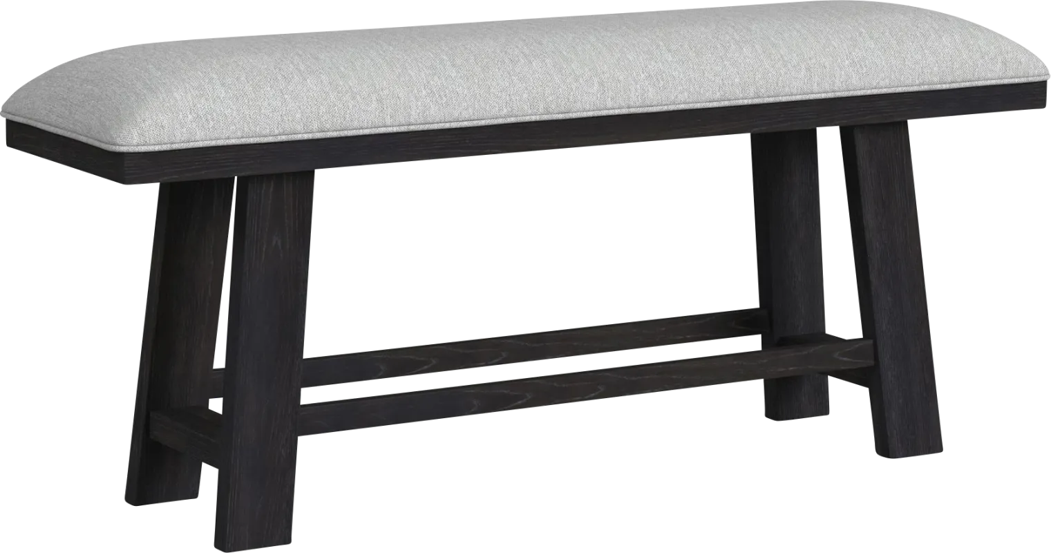 Varos Gray Counter Height Bench