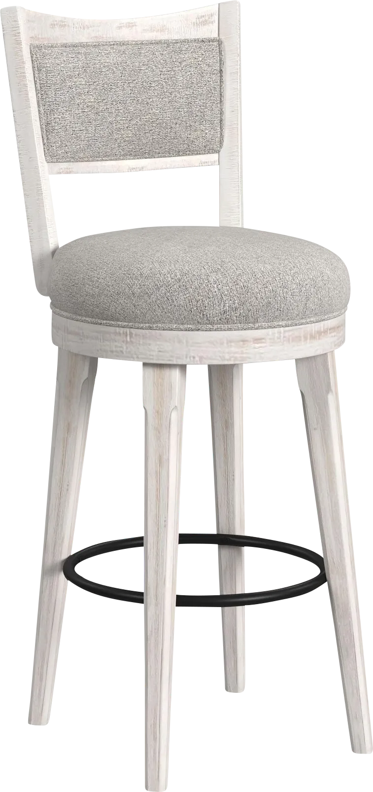 Nare Gray Bar Stool Set of 2 - Thumbnail - Image 1