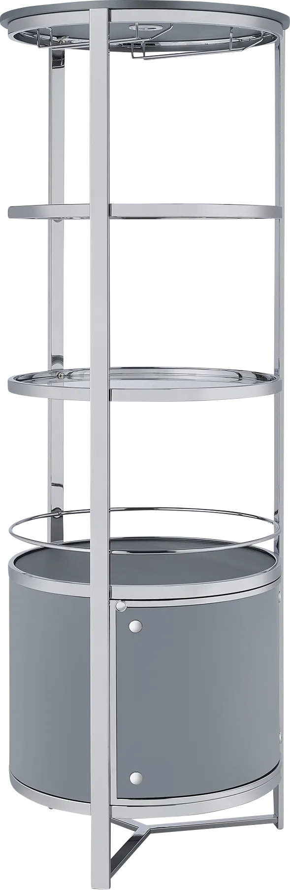Gosdan Gray Bar Cart - Thumbnail - Image 1