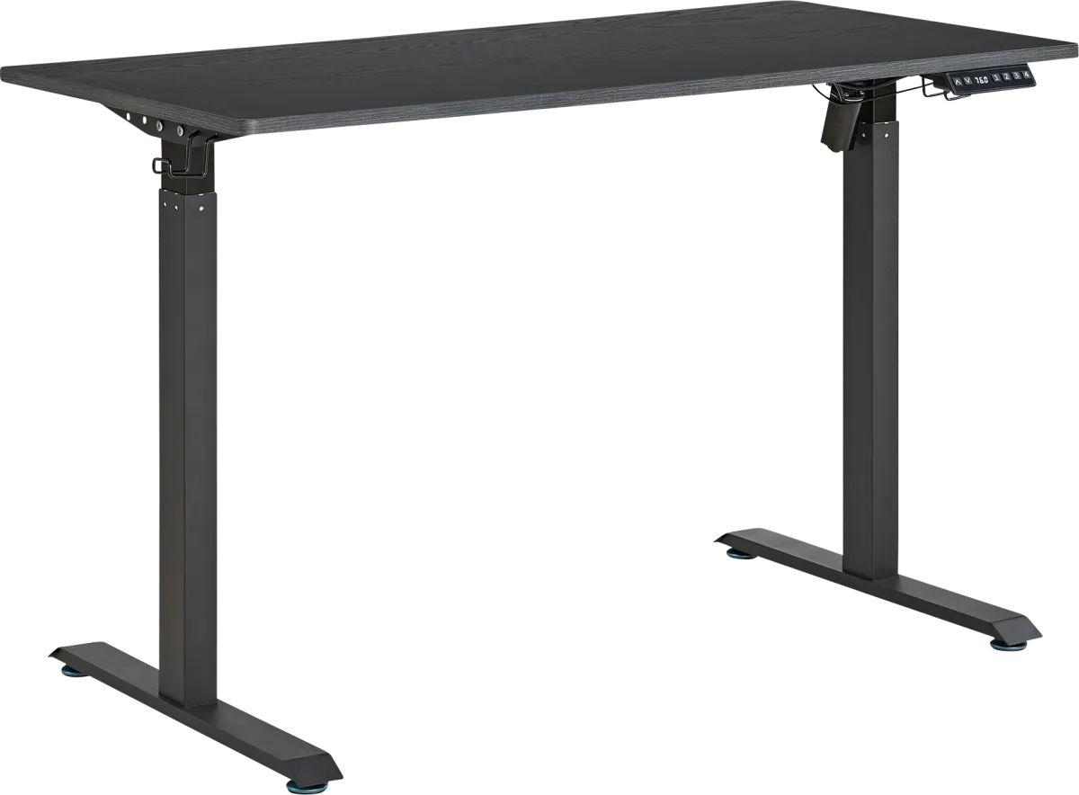 Baben Black Metal Adjustable Height | Rooms to Go