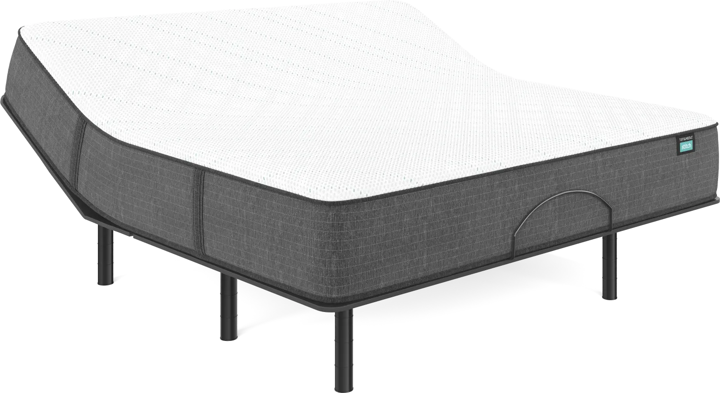 Tuft & Needle TN3.1 King Mattress Set with Head Up Only Base