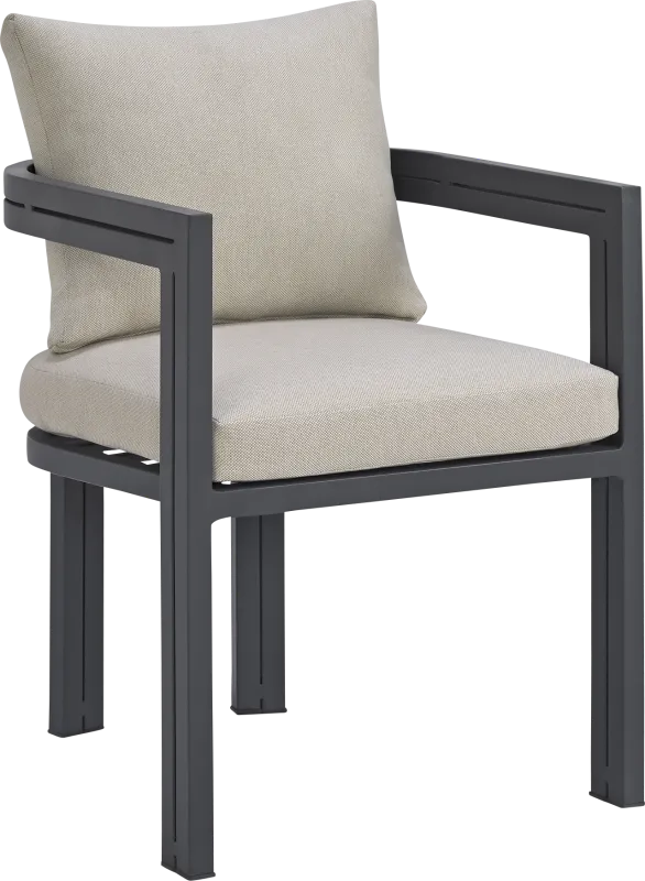 Mikayla Dark Gray Arm Chair