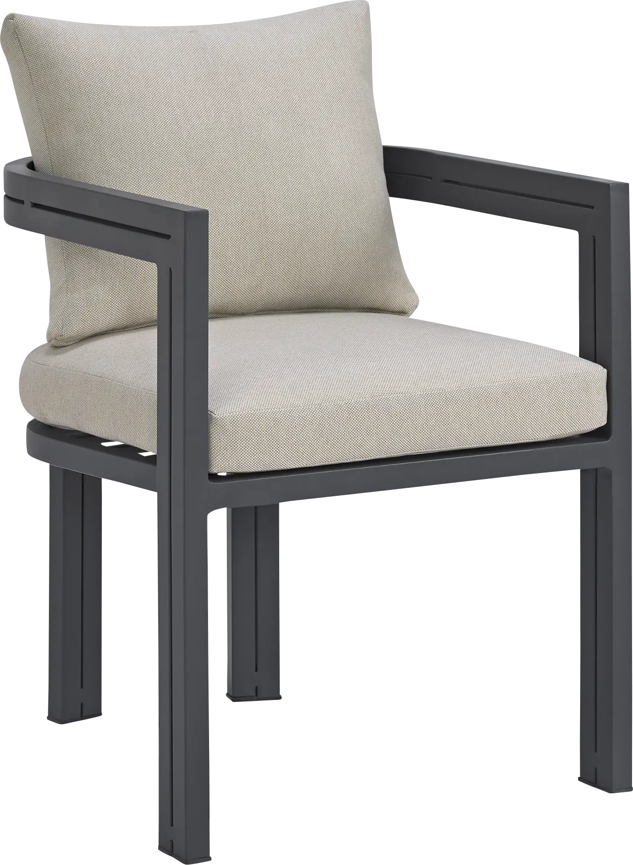 Mikayla Dark Gray Arm Chair
