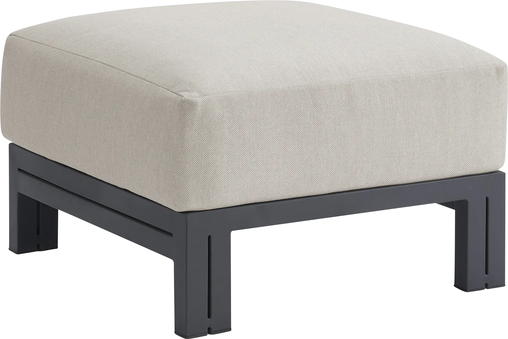 Mikayla Gray Ottoman - Thumbnail - Image 1
