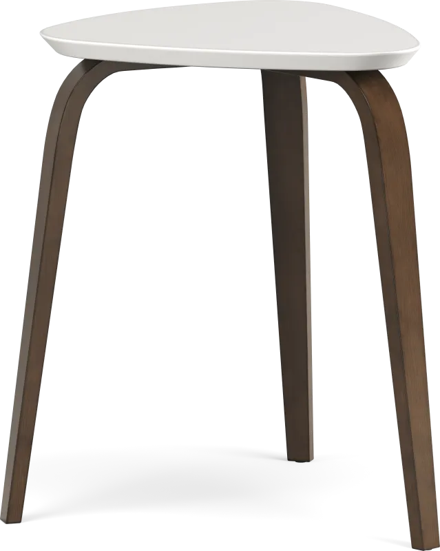 Melodina White End Table