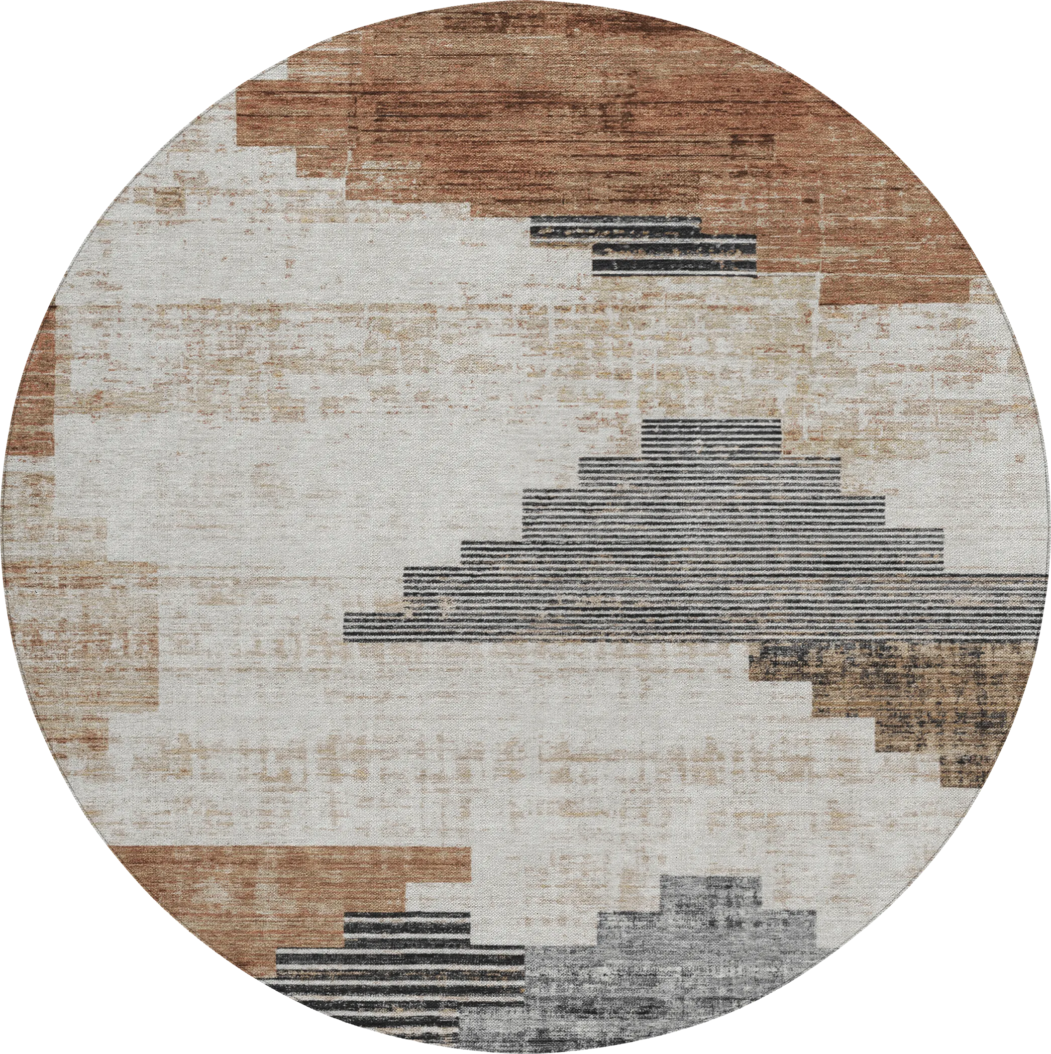 Rohan Beige 8' Round Rug - Image 1