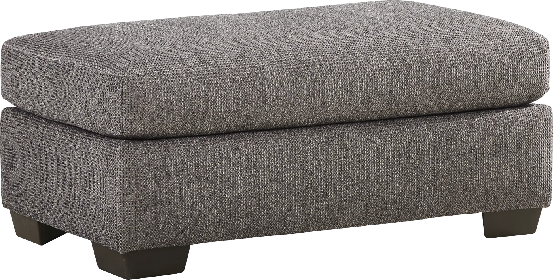 Conover Street Gray Ottoman - Image 1