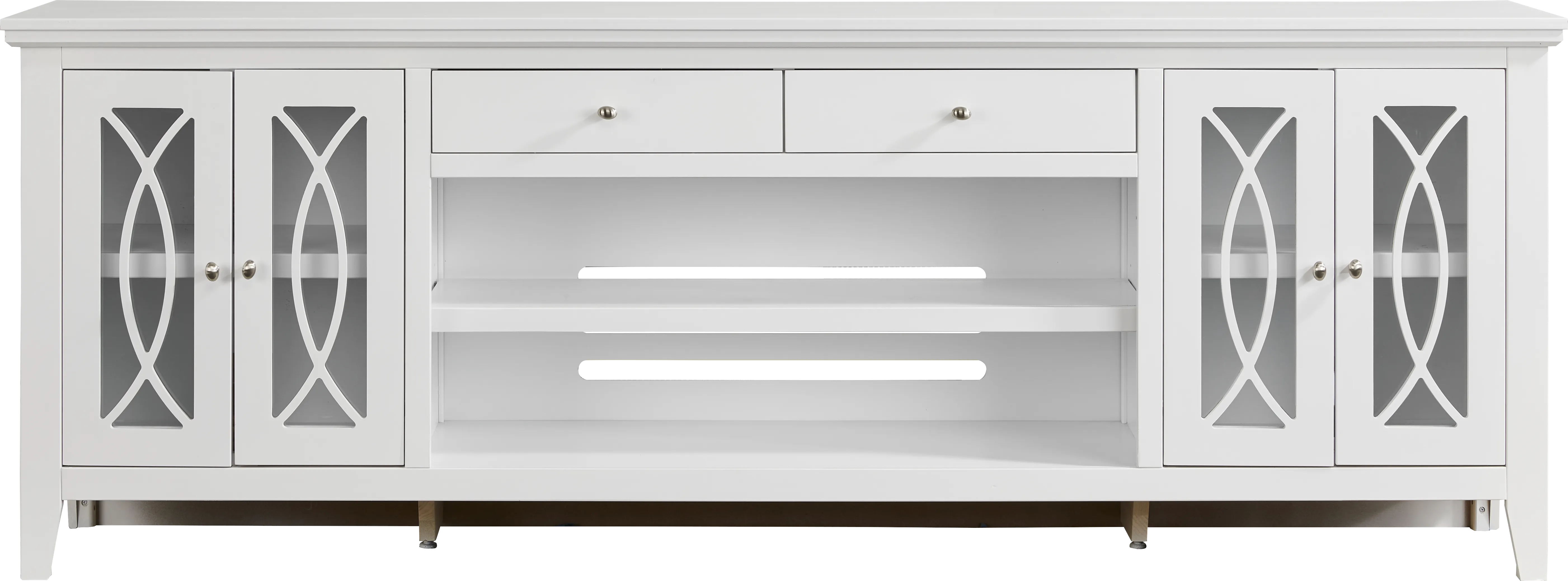 Abbie II White 93 in. Console - Thumbnail - Image 1