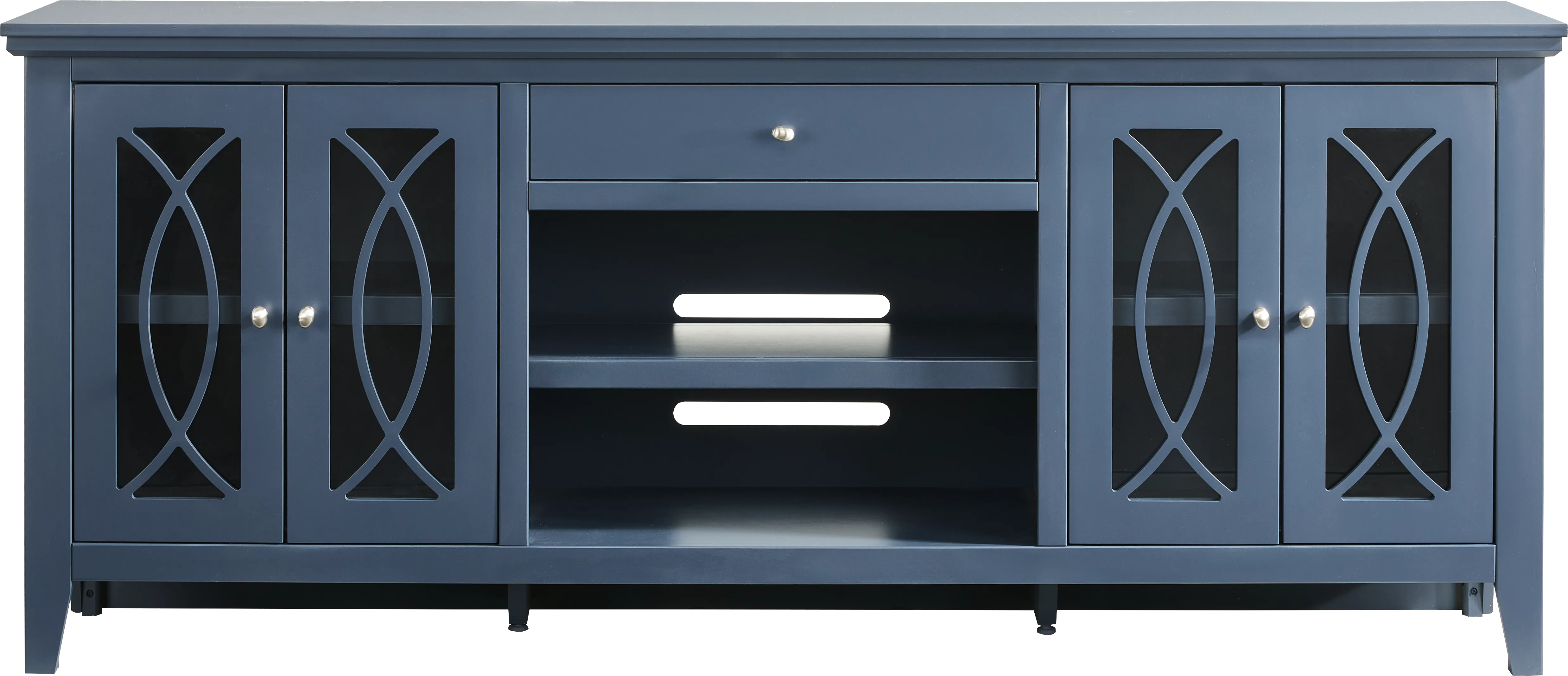 Abbie II Blue 80 in. Console - Thumbnail - Image 1