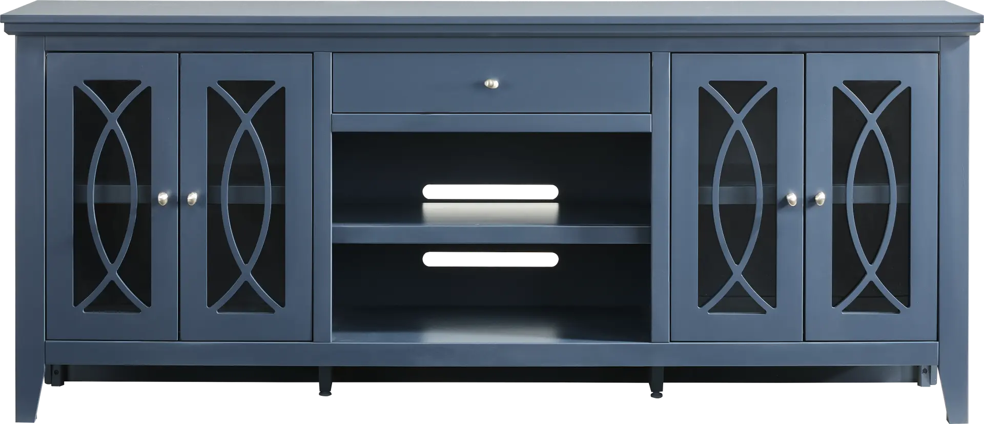 Abbie II Blue 80 in. Console