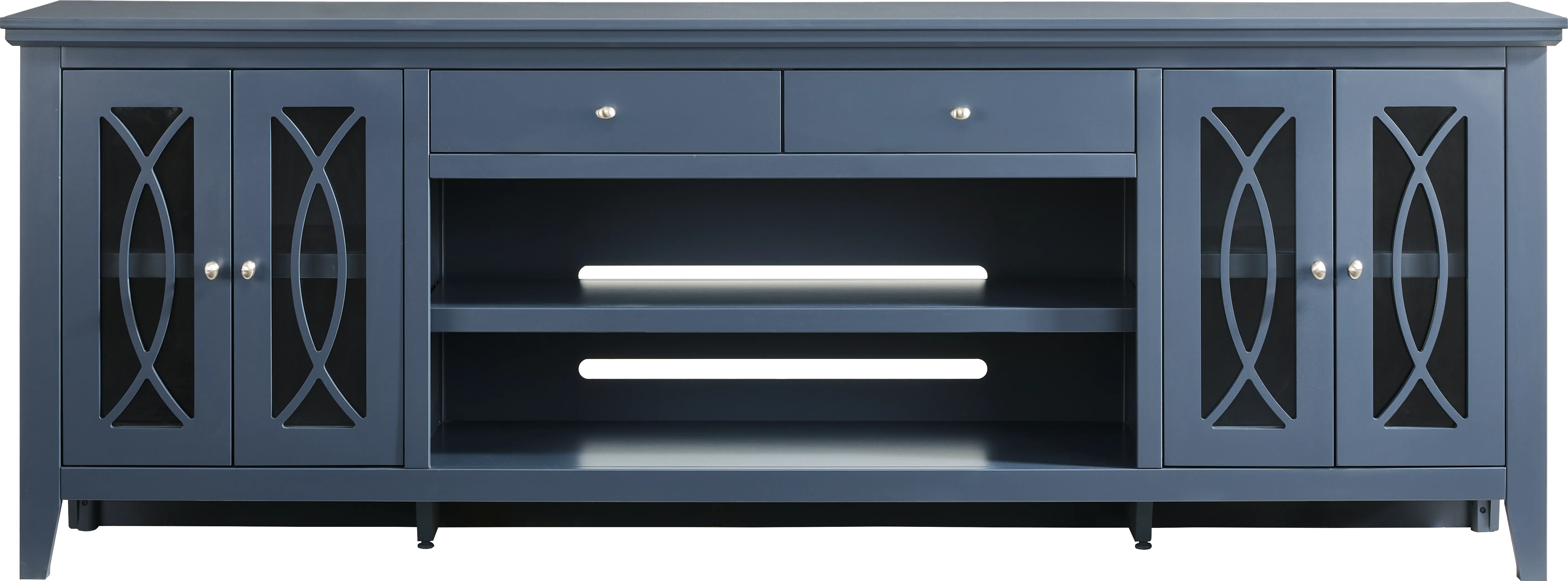 Abbie II Blue 93 in. Console - Thumbnail - Image 1