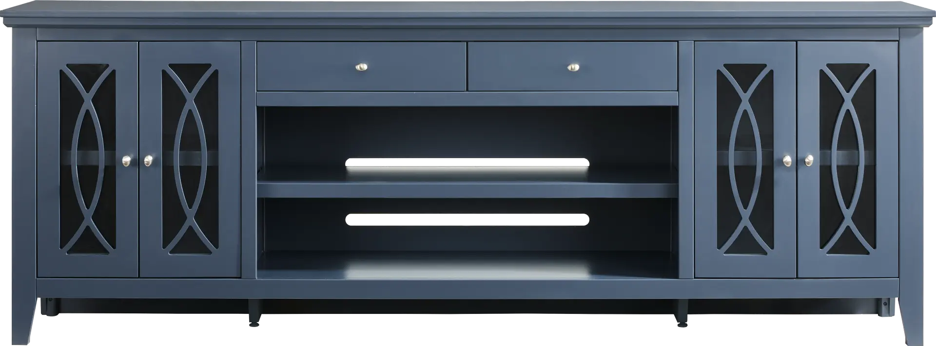 Abbie II Blue 93 in. Console