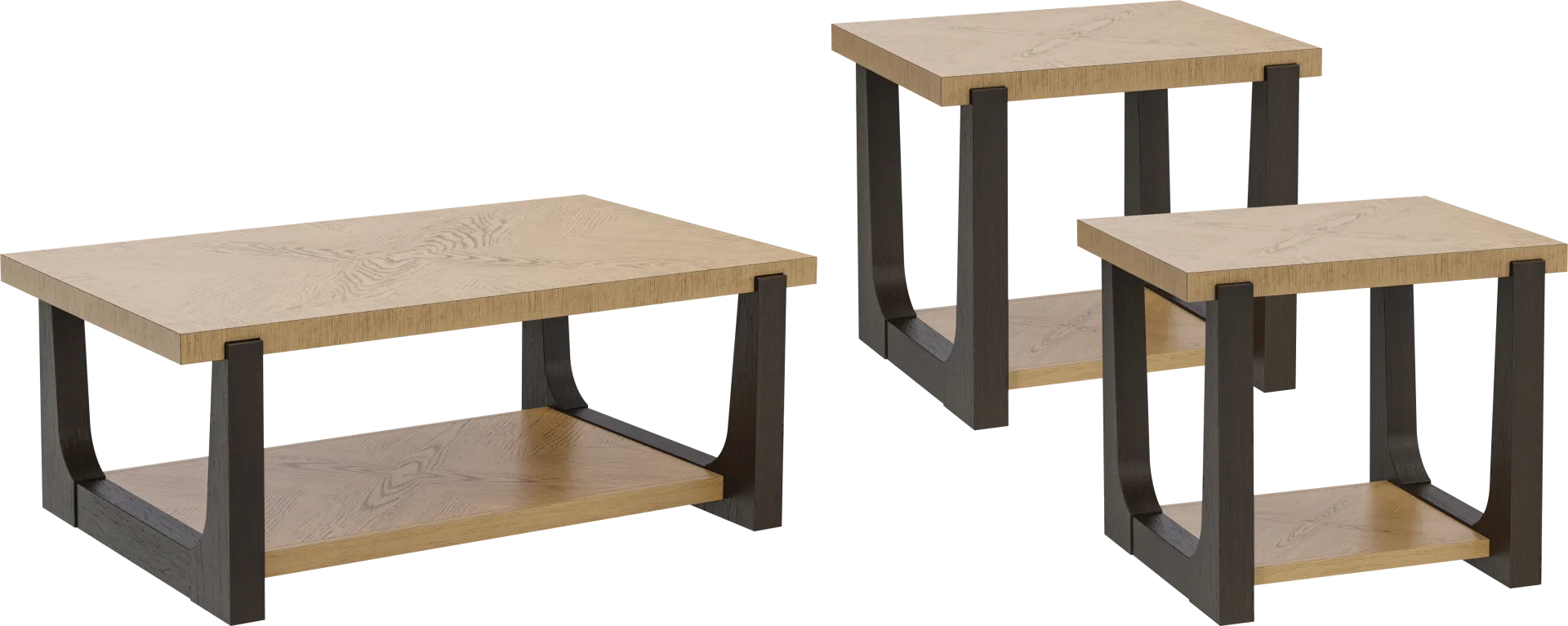Roth Black 3 Pc Table Set - Image 1