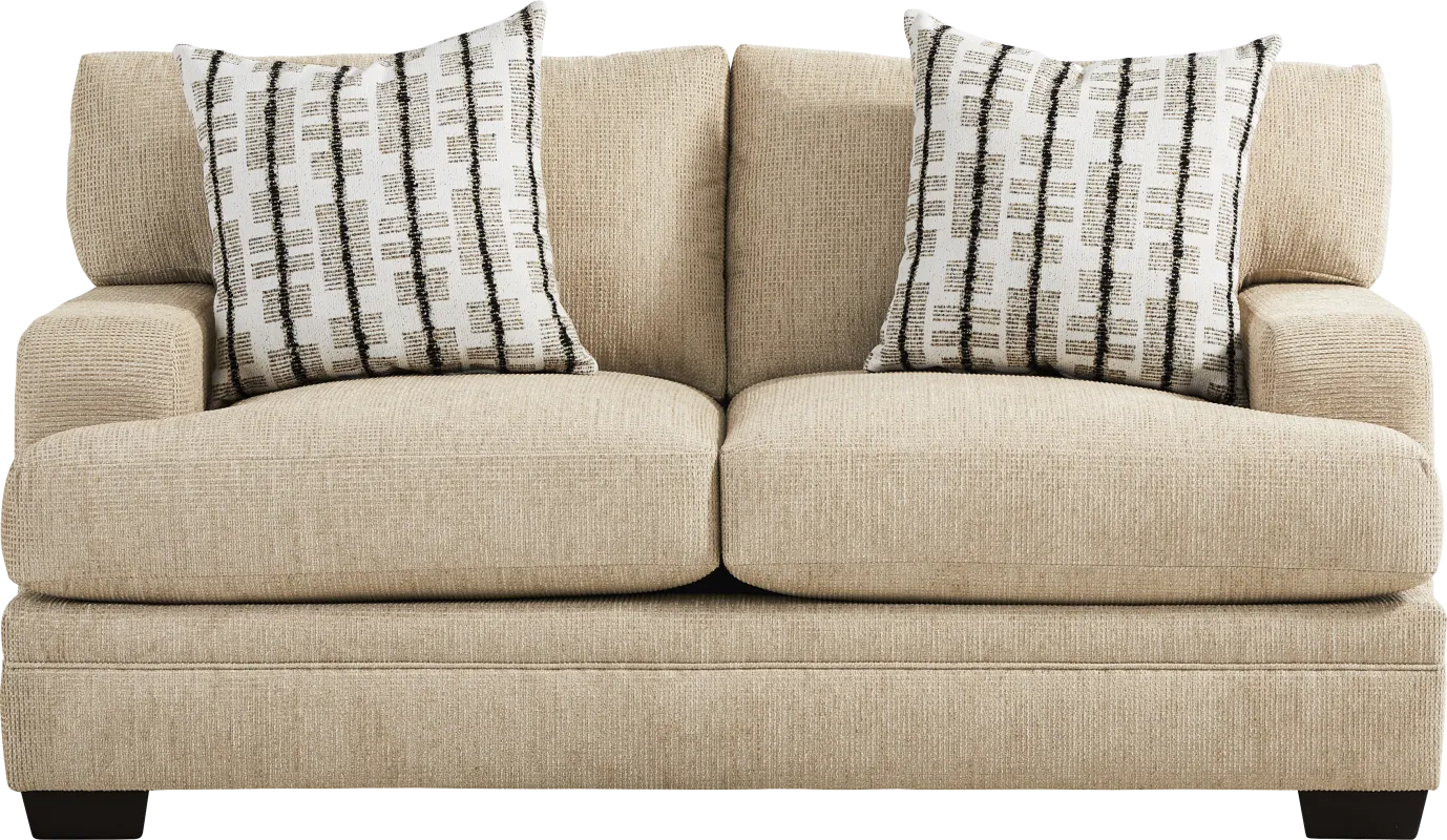 Conover Street Beige Loveseat