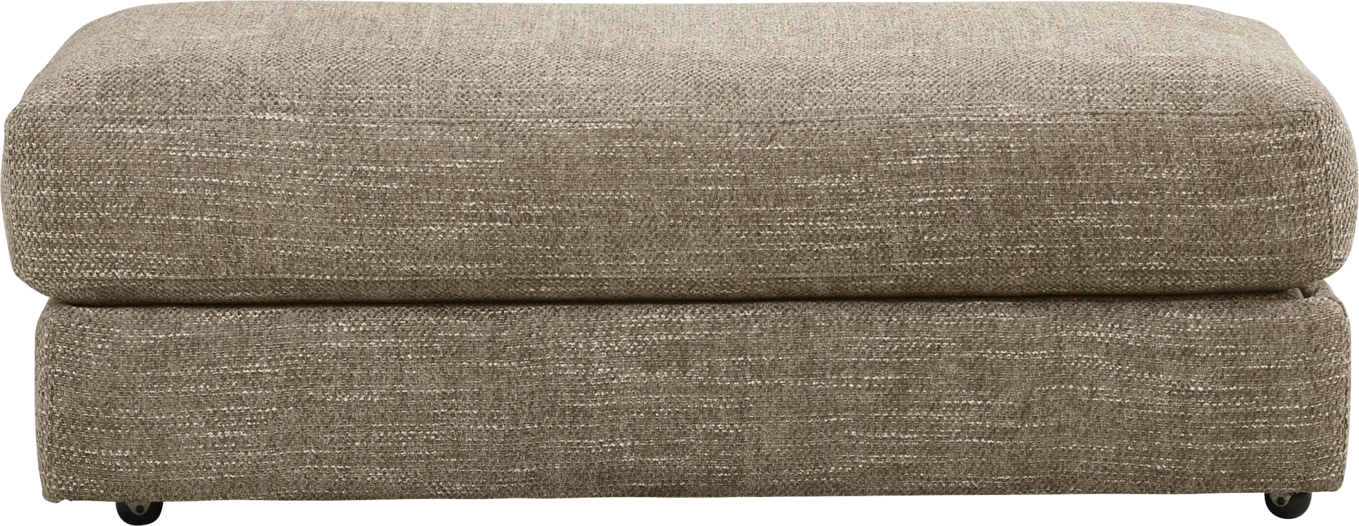 Sadie Falls Mink Storage Ottoman - Image 1