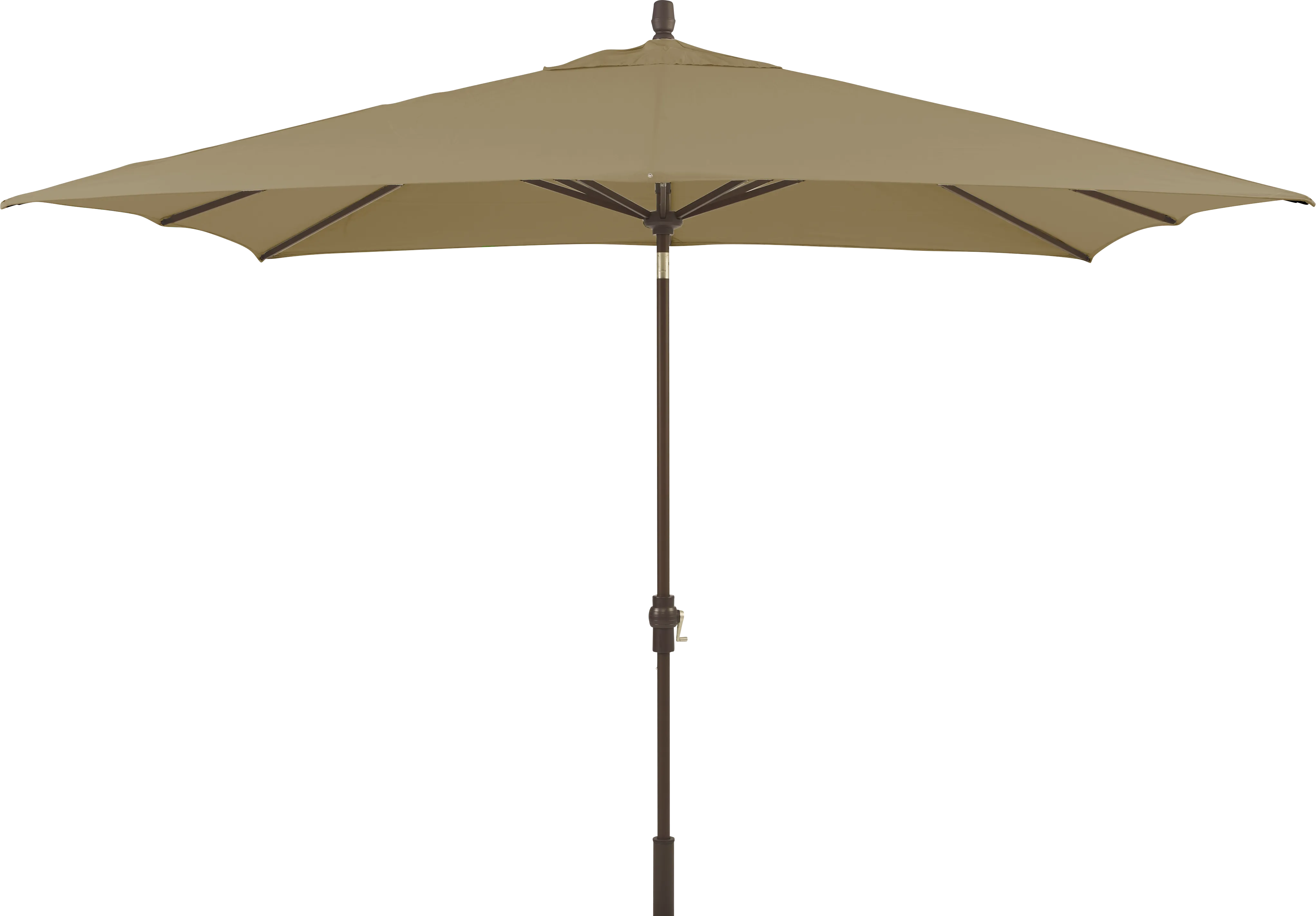 Seaport 8 x 10 Rectangle Heather Beige Outdoor Umbrella - Thumbnail - Image 1