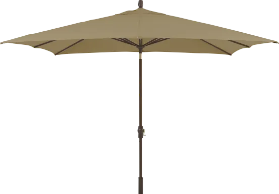 Seaport 8 x 10 Rectangle Heather Beige Outdoor Umbrella